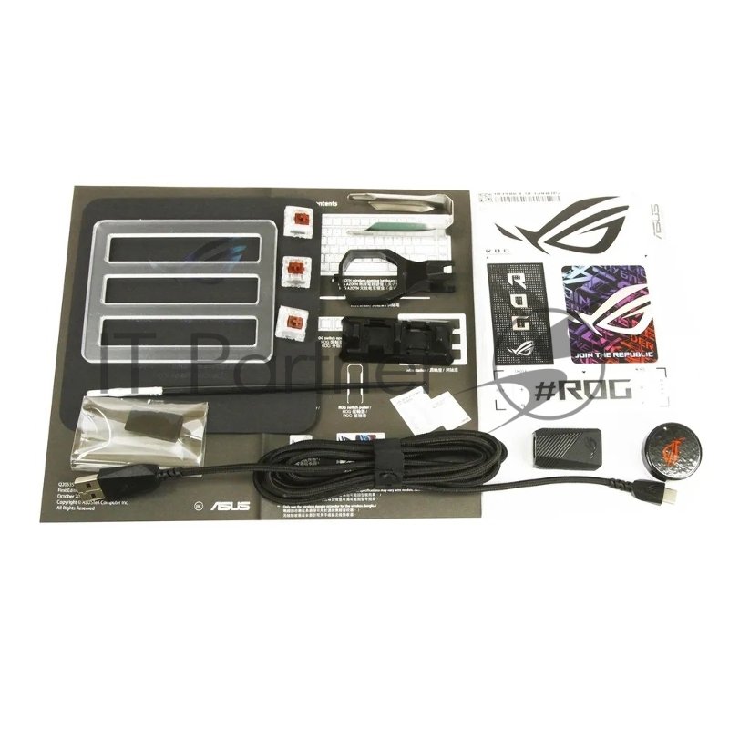 Клавиатура ASUS M701 ROG AZOTH/NXBN/RU/PBT (RUS) 90MP0317-BKRA01