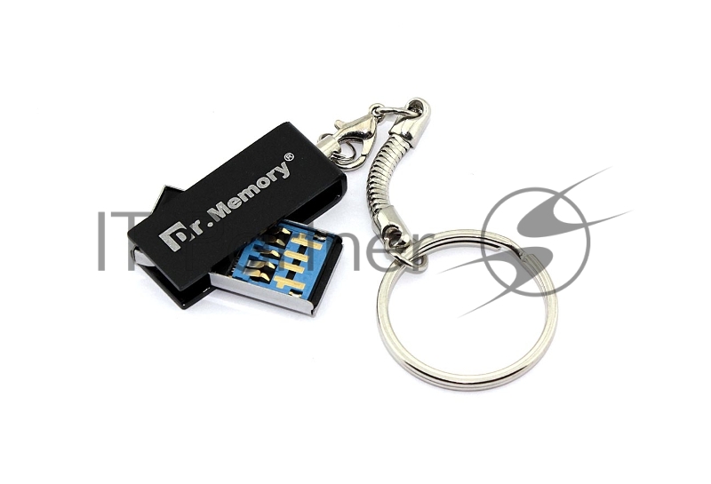 Флешка USB Dr. Memory 005 32Гб, USB 3.0, серебристый