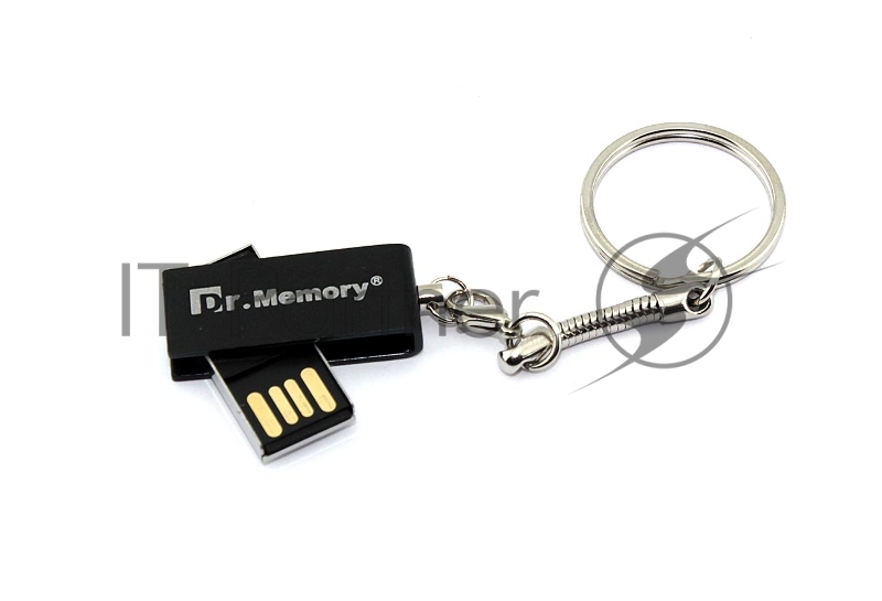 Флешка USB Dr. Memory 005 4Гб, USB 2.0, серебристый