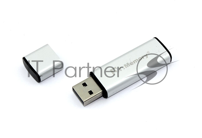 Флешка USB Dr. Memory 009 4Гб, USB 2.0, серебристый