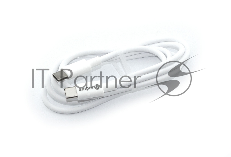 Кабель для зарядки Amperin Type C-Type C 1m белый (YDS-C-CC)