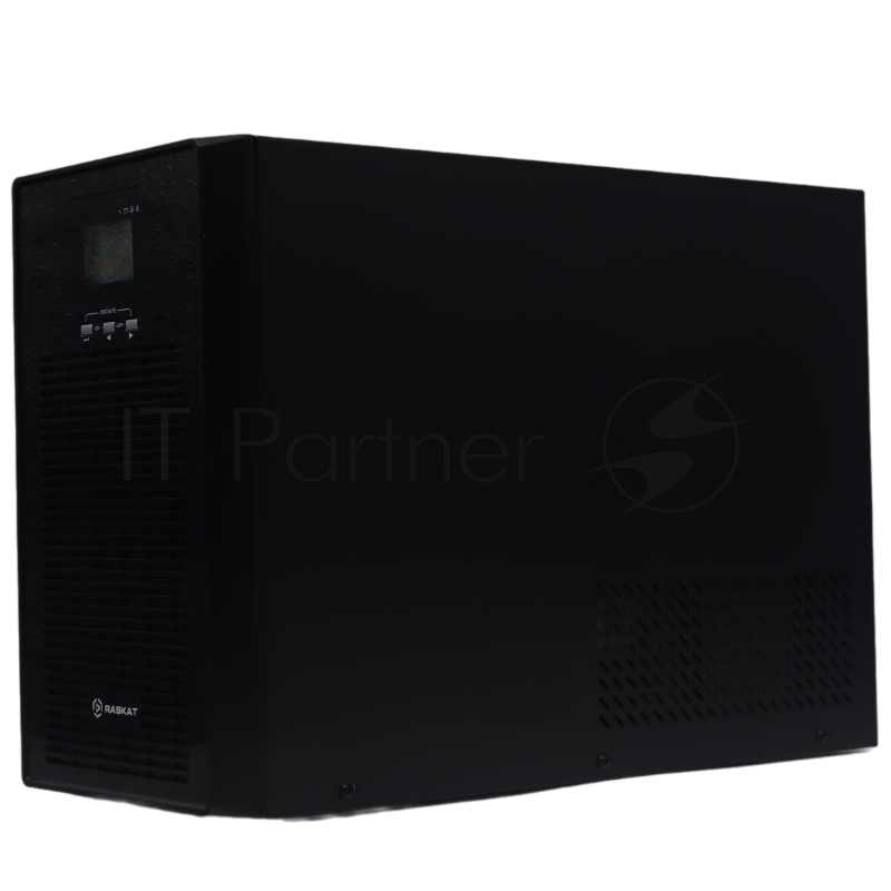 Источник бесперебойного питания (ИБП) Raskat HIL-3000VA+ 3000VA, 2400Вт, 6xIEC320, LCD, USB type-B, 2xRJ-45, 1xRS232, чистая синусоида