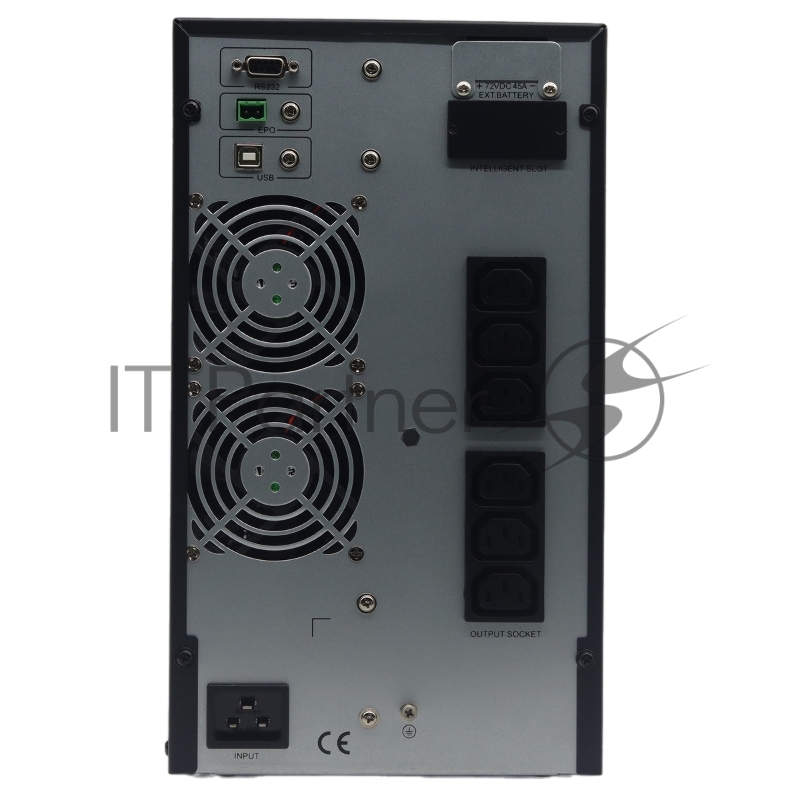 Источник бесперебойного питания (ИБП) Raskat HIO-3000VA+ (3000ВА, 2700Вт, 6xIEC320, LCD, USB type-B, 1xRS232, чистая синусоида)