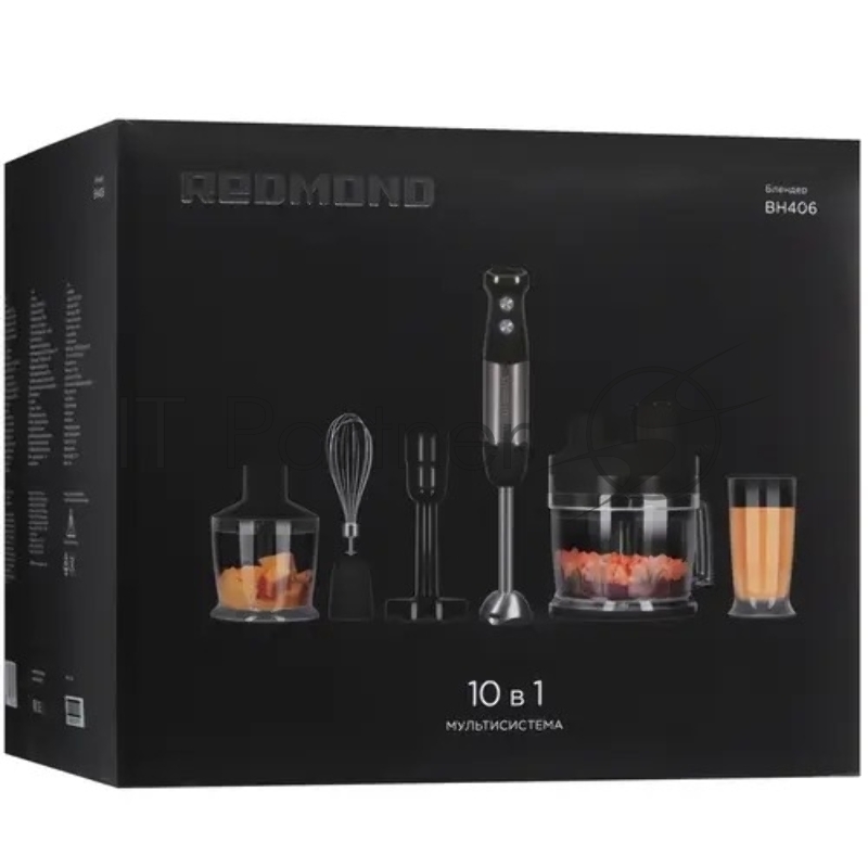 Блендер погружной Redmond BH406, 1500Вт, черный