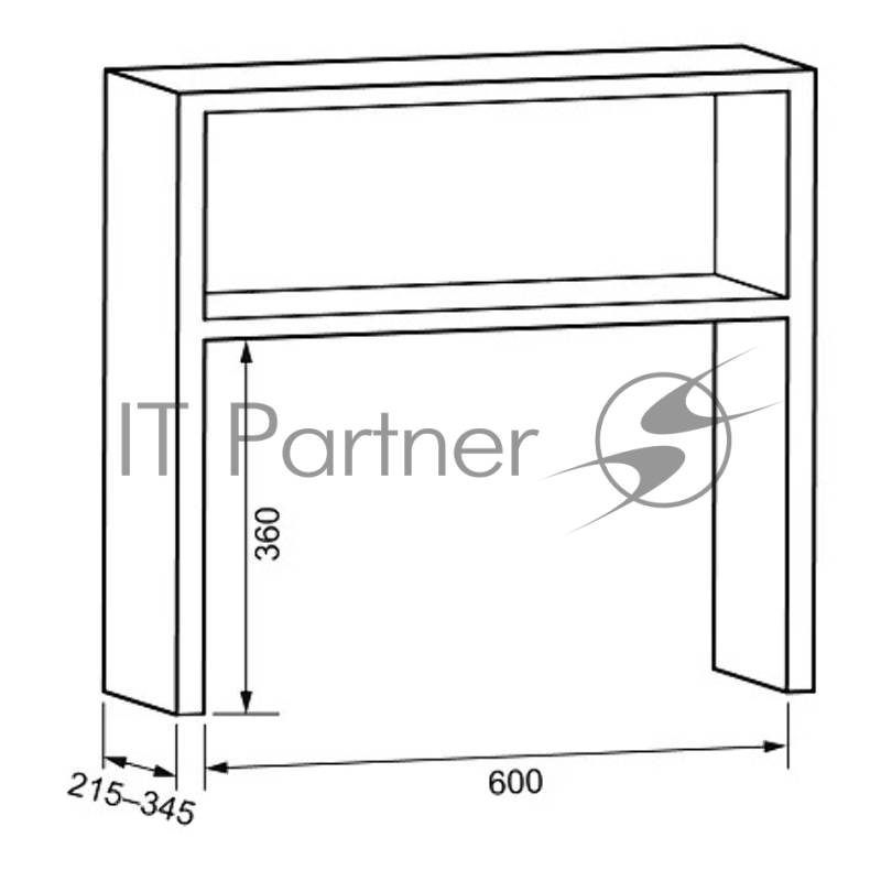 Вытяжка кухонная KRONA SOPHIE 600 BLACK S
