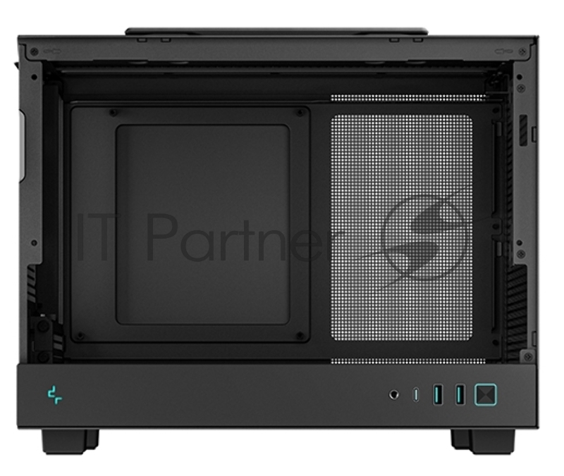 Компьютерный корпус Deepcool CH160 MESH без БП, черный, MINI-ITX