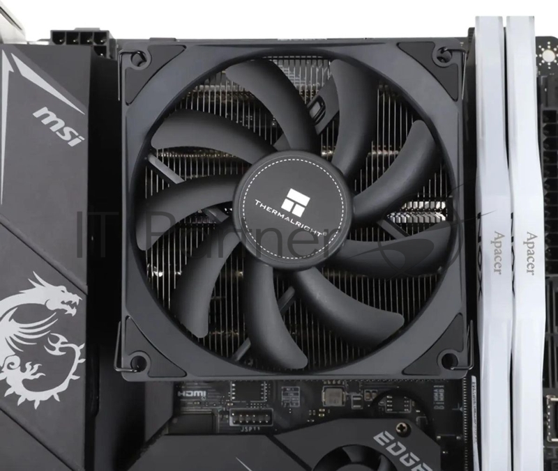 Устройство охлаждения(кулер) Thermalright AXP-90 X53 Full Black Soc-AM5/AM4/1200/1700/1851 черный 4-pin 22.4dB Al+Cu 540gr Ret (AXP-90-X53-FULL-BL)