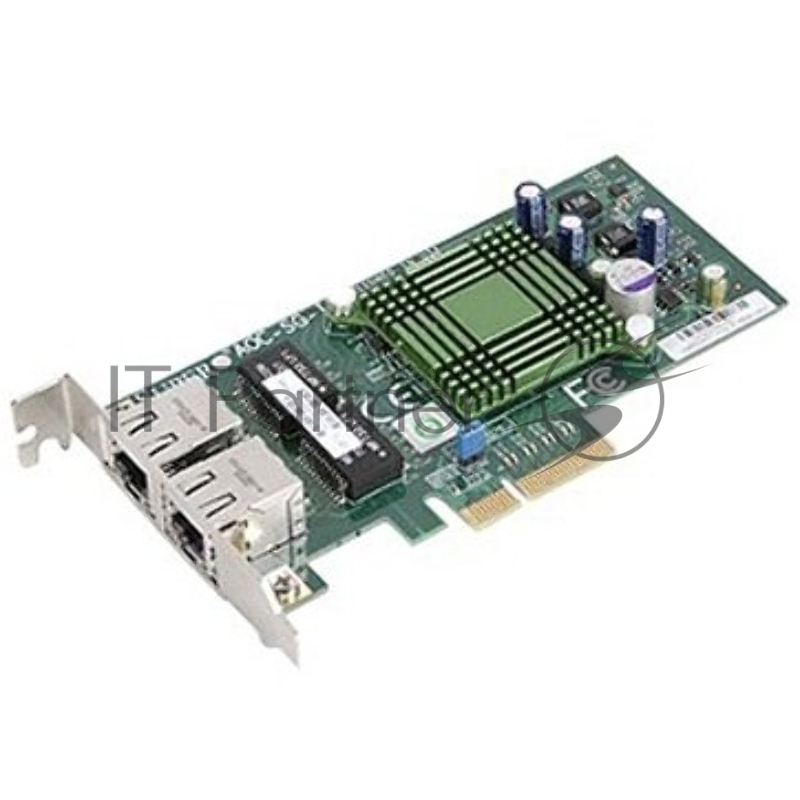 Опция к серверу Сетевая карта Supermicro AOC-PG-i2 (Intel i350AM2 PCI-E 2.1x4 2xRJ45 up to 1 Gb/s ) AOC-SGP-I2