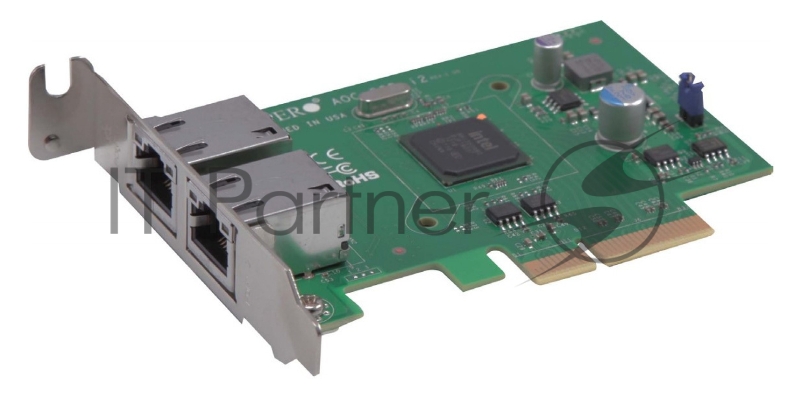 Опция к серверу Сетевая карта Supermicro AOC-PG-i2 (Intel i350AM2 PCI-E 2.1x4 2xRJ45 up to 1 Gb/s ) AOC-SGP-I2