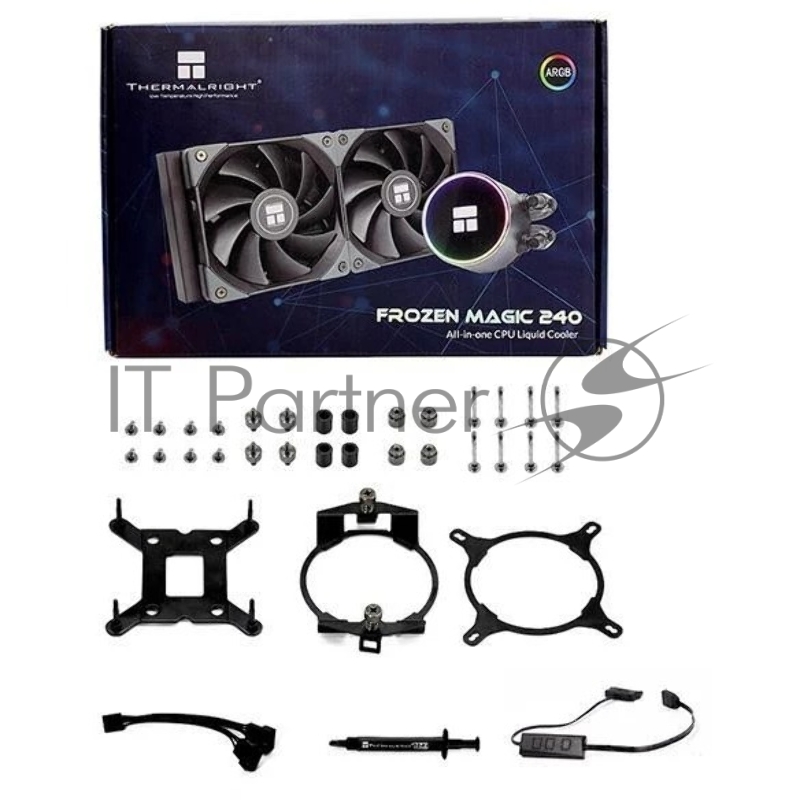Система водяного охлаждения Thermalright Frozen Magic 240 Soc-AM5/AM4/1151/1200/2066/201 4-pin 25.6dB Al Ret (F-MAGIC-240)