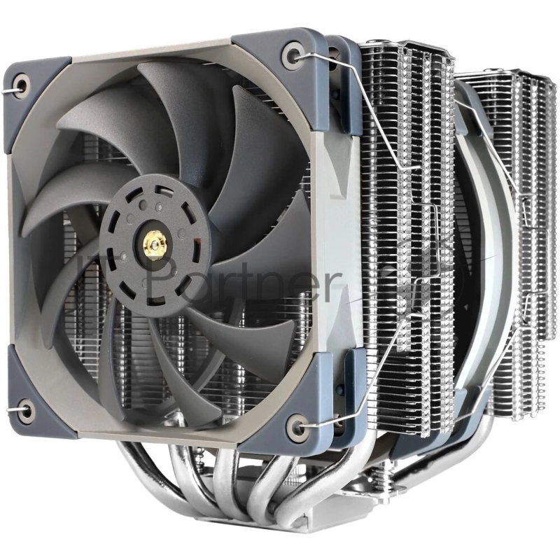 Устройство охлаждения(кулер) Thermalright Frost Commander 140 Soc-AM5/AM4/1151/1200/2066/201 серый 4-pin 29.6dB Al+Cu 1000gr Ret (FC-140)