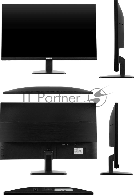 Монитор Lightcom 24 V Line V-Plus ПЦВТ.852859.600-06 черный IPS 4ms 16:9 HDMI M/M матовая HAS 1000:1 300cd 178гр/178гр 2560x1440 100Hz DP 2K 2.66кг (RUS)