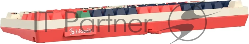 Клавиатура A4Tech Bloody AT87 Proxy Boom механическая бежевый/красный USB for gamer LED (AT87)