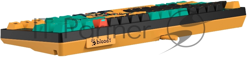 Клавиатура A4Tech Bloody AT87 Renegade механическая черный/зеленый USB for gamer LED (AT87)