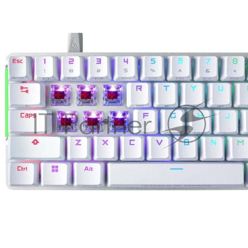 Клавиатура ASUS M602 FALCHION ACE/NXRD/WHT/RU/ABS KB,ROG NX MECHANICAL,ABS