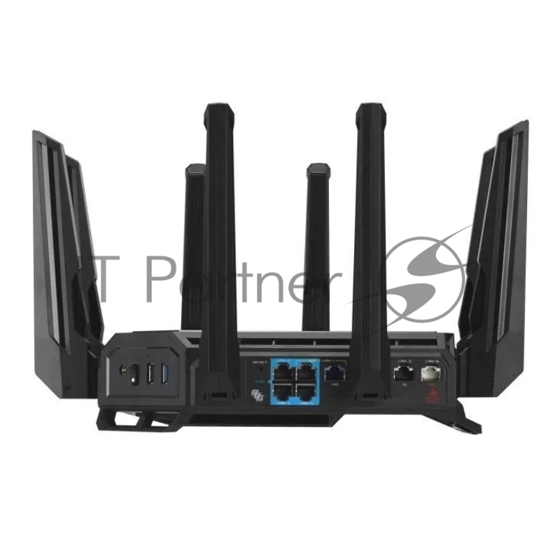 Маршрутизатор ASUS GT-BE19000, черный/красный, 90IG0850-MO9A0V