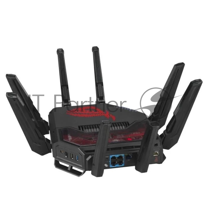 Маршрутизатор ASUS GT-BE19000, черный/красный, 90IG0850-MO9A0V