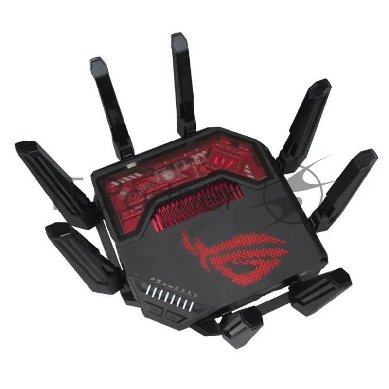 Маршрутизатор ASUS GT-BE19000, черный/красный, 90IG0850-MO9A0V