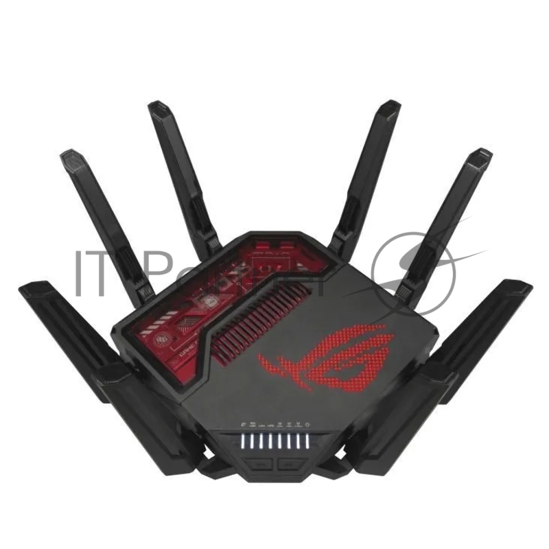 Маршрутизатор ASUS GT-BE19000, черный/красный, 90IG0850-MO9A0V