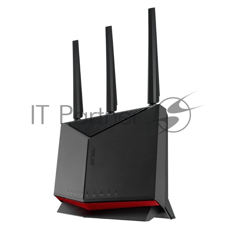 Маршрутизатор ASUS RT-BE86U, черный/красный, 90IG08W0-MO9A0V