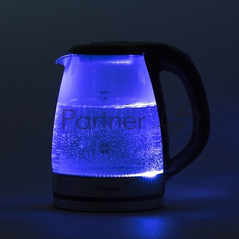 Чайник Blackton Bt KT1825G Черный-СинийМощность1500Вт, Максимальный объем 1.8л