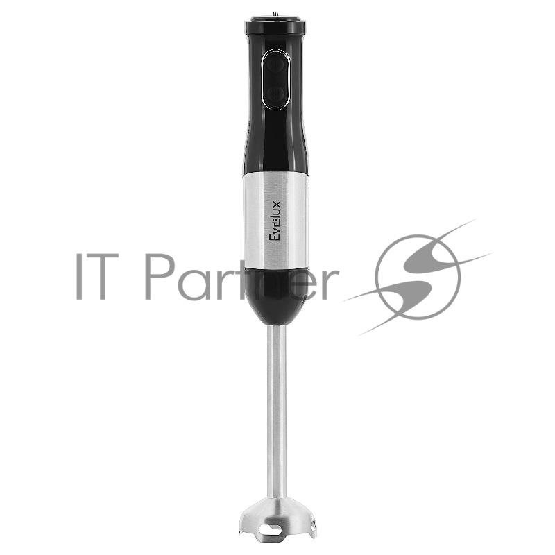 Погружной блендер EVELUX EHB 0301 B, 20 скоростей, 3 насадки, турборежим, кнопочное управление, венчик для взбивания, мерный стакан, защита от перегрева, цвет черный