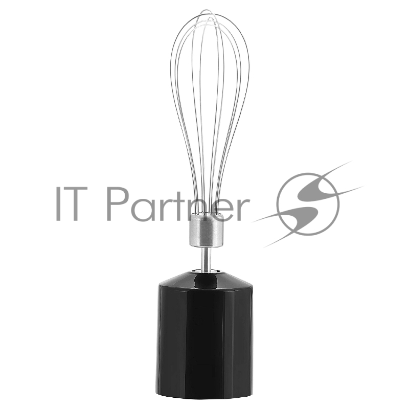 Погружной блендер EVELUX EHB 0301 B, 20 скоростей, 3 насадки, турборежим, кнопочное управление, венчик для взбивания, мерный стакан, защита от перегрева, цвет черный