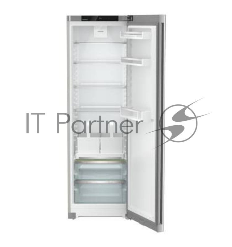 Холодильник Liebherr/ Plus, EasyFresh 2 контейнера, в. 185,5 cм, ш. 60 см, класс ЭЭ A+, без МК, внутренние ручки, дверь SteelFinish, выдвижные корзины для бутылок