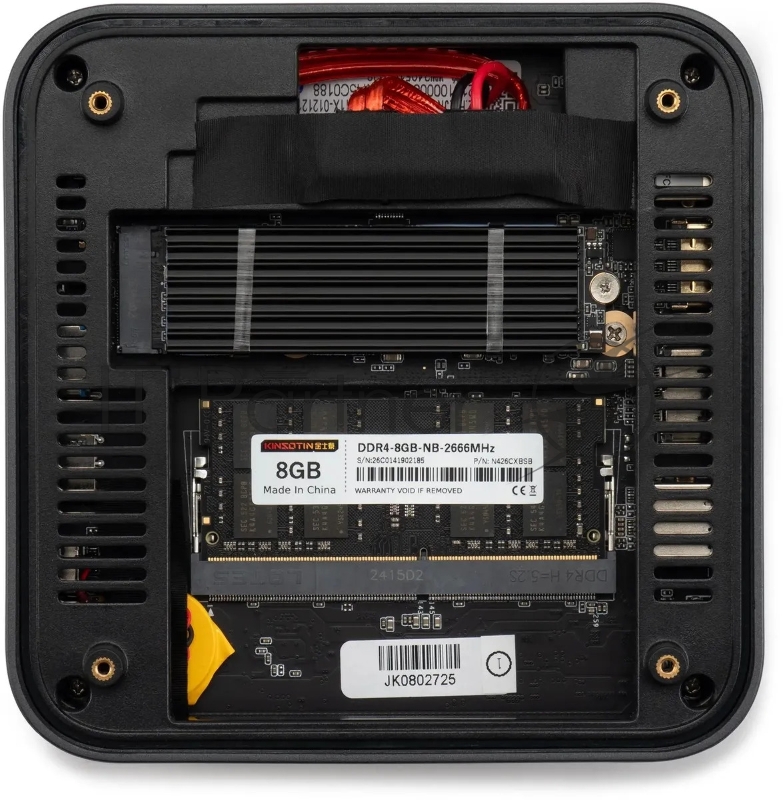 Неттоп IRU 110ALCN N200 (1) 8Gb SSD256Gb UHDG Windows 11 Professional GbitEth WiFi BT черный (2012500)