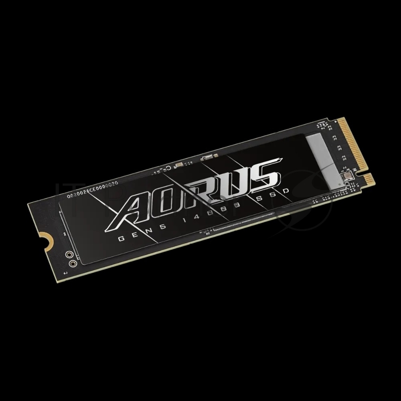 Твердотельный накопитель SSD Gigabyte AORUS Gen5 14000 AG514K1TB, 1Tb M.2 2280 PCI-Express 5.0x4, NVMe 2.0, 3D TLC NAND, Phison PS5026-E26, TBW 700