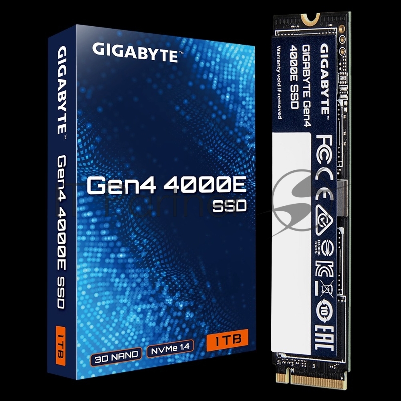 Накопитель SSD Gigabyte Gen4 4000E G440E1TB M.2 2280 1TB SSD PCI Express 4.0x4, NVMe 1.4, 4000/3900, MTBF 1.5M, 3D NAND, 320TBW, RTL