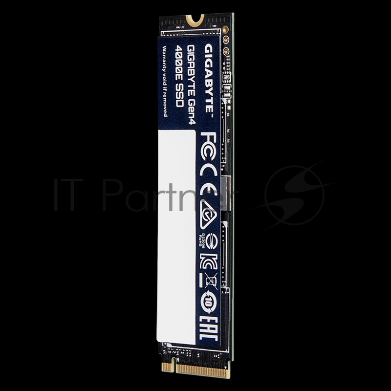 Накопитель SSD Gigabyte Gen4 4000E G440E1TB M.2 2280 1TB SSD PCI Express 4.0x4, NVMe 1.4, 4000/3900, MTBF 1.5M, 3D NAND, 320TBW, RTL