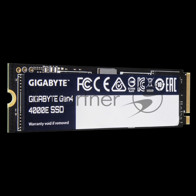 Накопитель SSD Gigabyte Gen4 4000E G440E1TB M.2 2280 1TB SSD PCI Express 4.0x4, NVMe 1.4, 4000/3900, MTBF 1.5M, 3D NAND, 320TBW, RTL