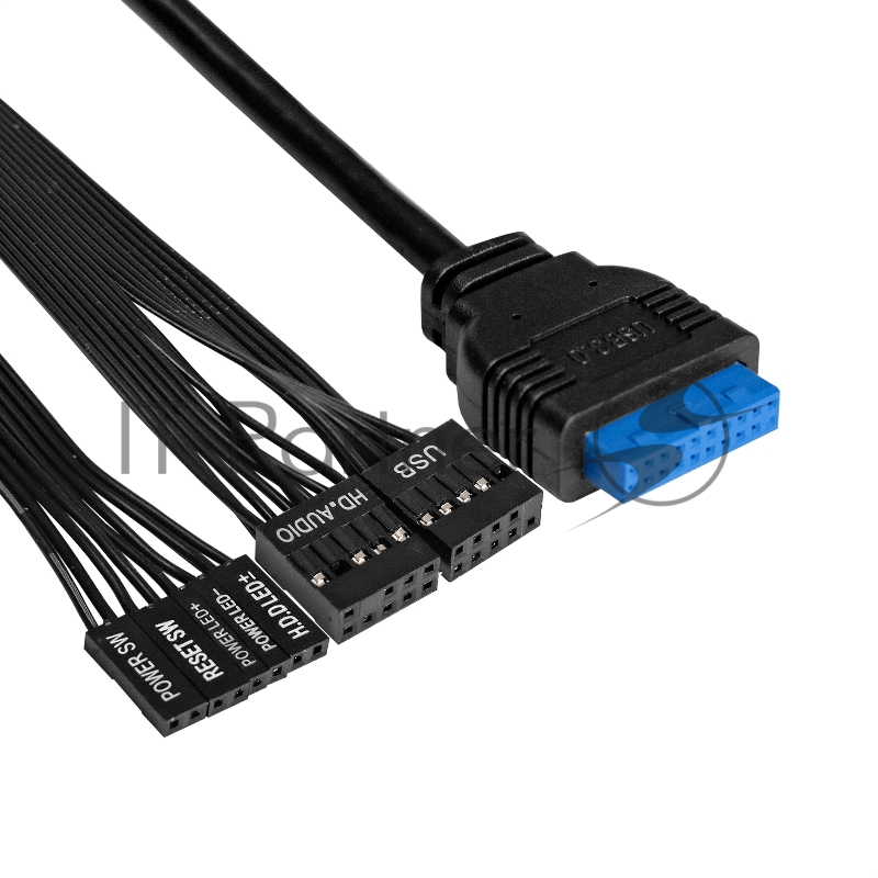 Корпус Minitower ExeGate BAA-303U-AAA400 (mATX, БП AAA400 с вент. 8см, 2*USB+1*USB3.0, HD Audio, черный)