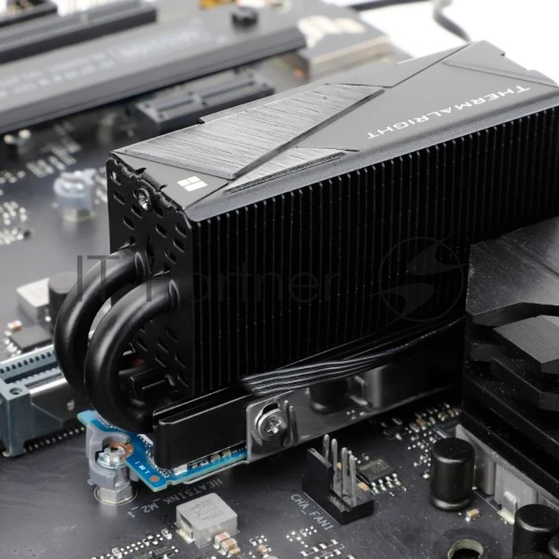 Радиатор для SSD Thermalright HR-10-2280-PRO-BL черный алюминий Ret