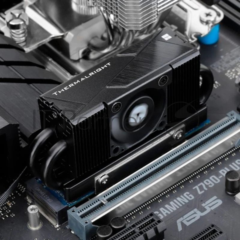 Радиатор для SSD Thermalright HR-10-2280-PRO-BL черный алюминий Ret