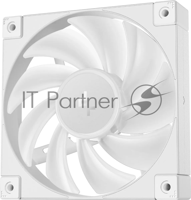 Вентилятор для корпуса Deepcool FD12 ARGB 120х120x25 белый 4-pin 26.9дБ (R-FD12-WHAPN1-G) Ret