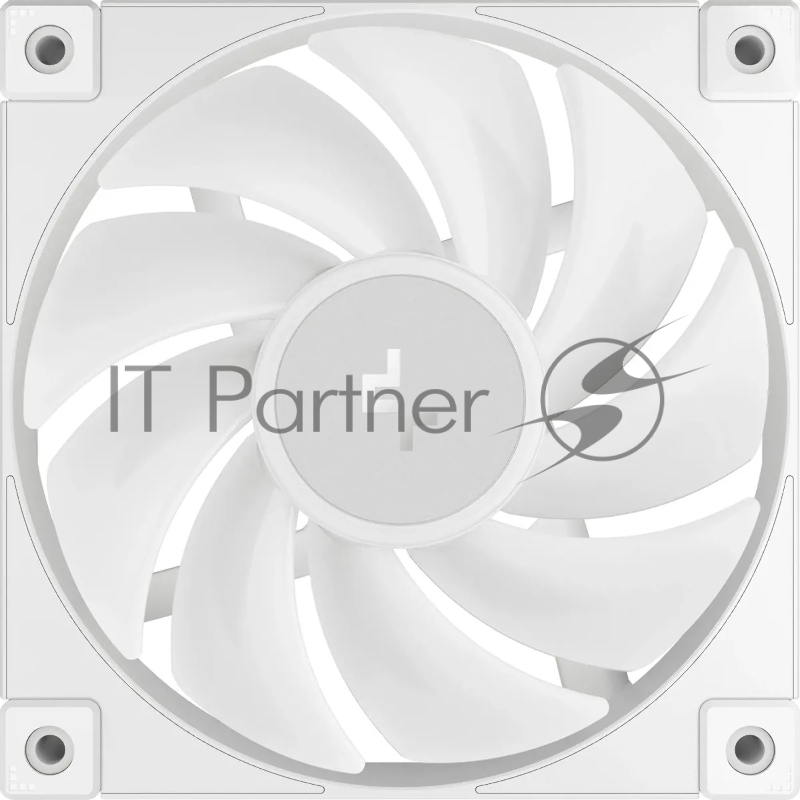 Вентилятор для корпуса Deepcool FD12 ARGB 120х120x25 белый 4-pin 26.9дБ (R-FD12-WHAPN1-G) Ret