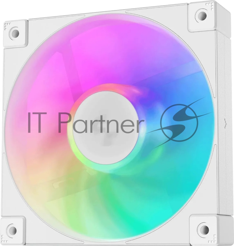 Вентилятор для корпуса Deepcool FD12 ARGB 120х120x25 белый 4-pin 26.9дБ (R-FD12-WHAPN1-G) Ret