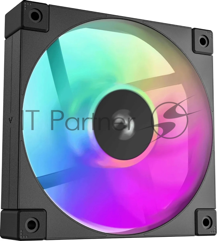 Вентилятор для корпуса Deepcool FD12 ARGB 120х120x25 черный 4-pin 26.9дБ (R-FD12-BKAPN1-G) Ret