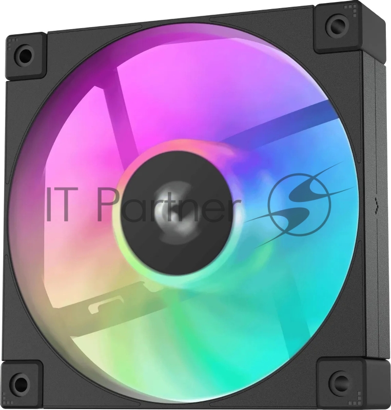 Вентилятор для корпуса Deepcool FD12 ARGB 120х120x25 черный 4-pin 26.9дБ (R-FD12-BKAPN1-G) Ret