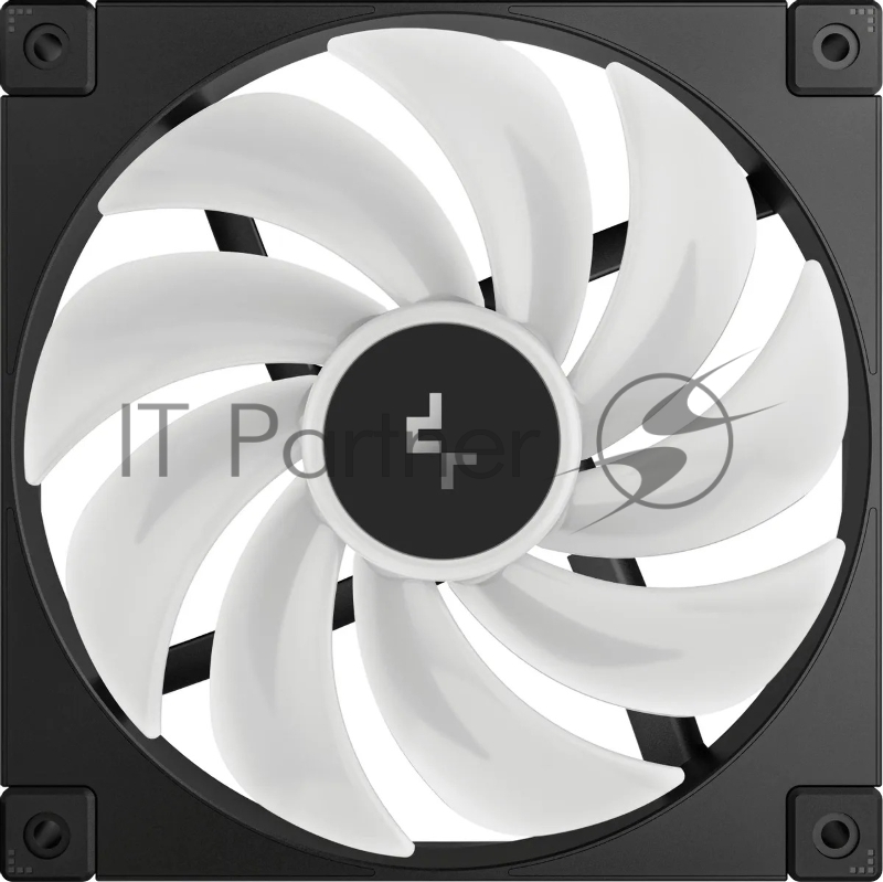 Вентилятор для корпуса Deepcool FD14 ARGB 140х140x25 черный 4-pin 25.6дБ (R-FD14-BKAPN1-G) Ret