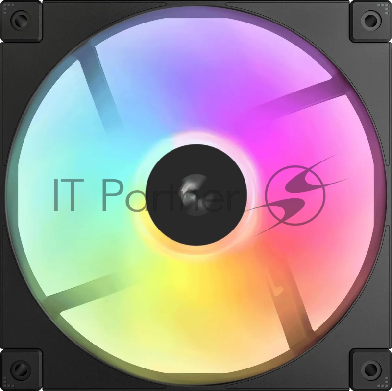 Вентилятор для корпуса Deepcool FD14 ARGB 140х140x25 черный 4-pin 25.6дБ (R-FD14-BKAPN1-G) Ret