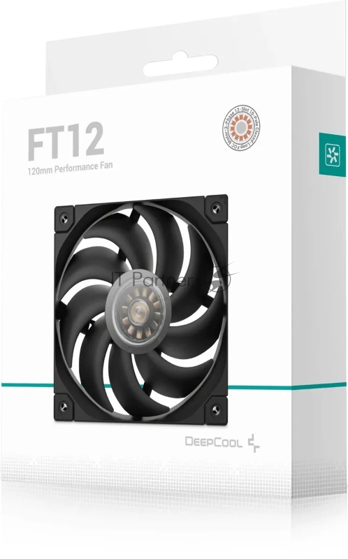 Вентилятор для корпуса Deepcool FT12 120х120x25 черный 4-pin 32дБ (R-FT12-BKWPN1-G) Ret