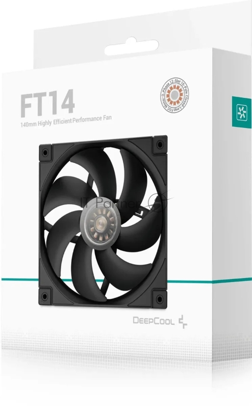 Вентилятор для корпуса Deepcool FT14 140х140x25 черный 4-pin 25.1дБ (R-FT14-BKWPN1-G) Ret
