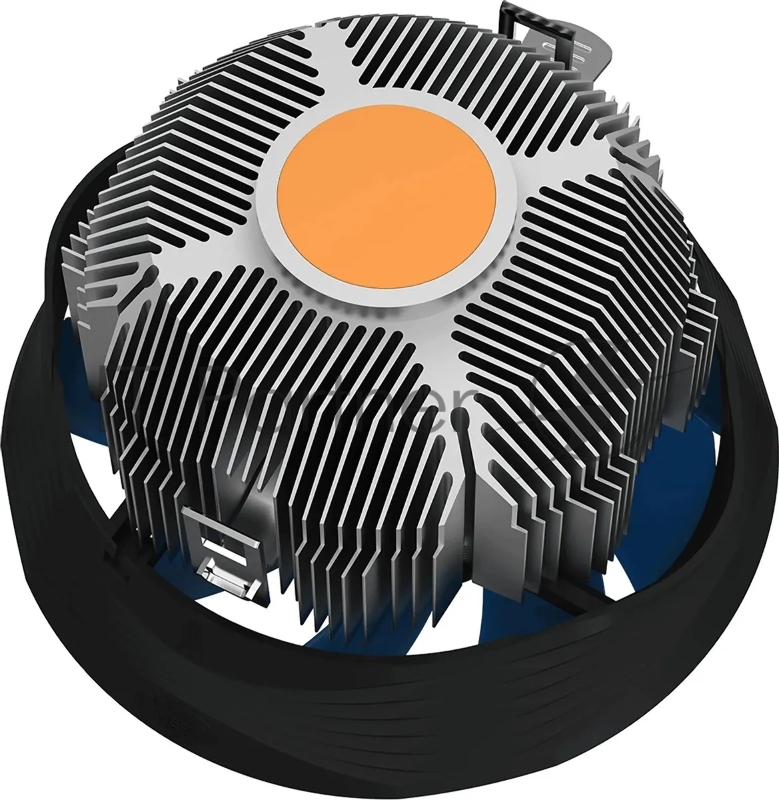 Устройство охлаждения(кулер) Deepcool Archer Bigpro V2 Soc-AM5/AM4/1200/1700/1851 черный/синий 4-pin 24.5-29.7dB Al+Cu 125W 380gr Ret (G-U-ARCHER-ARNNNN-G-3)