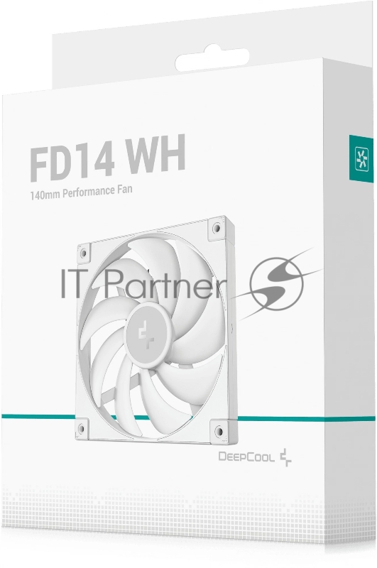 Вентилятор для корпуса Deepcool FD14 140х140x25 белый 4-pin 25.6дБ (R-FD14-WHNPN1-G) Ret