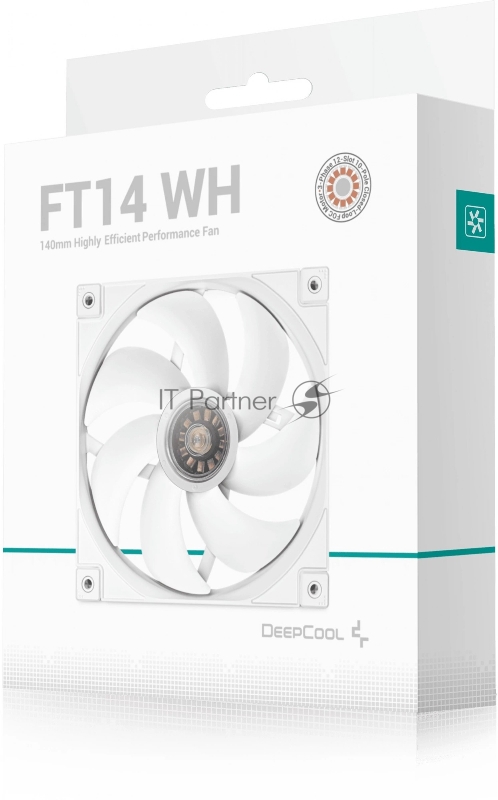 Вентилятор для корпуса Deepcool FT14 140х140x25 белый 4-pin 25.1дБ (R-FT14-WHWPN1-G) Ret