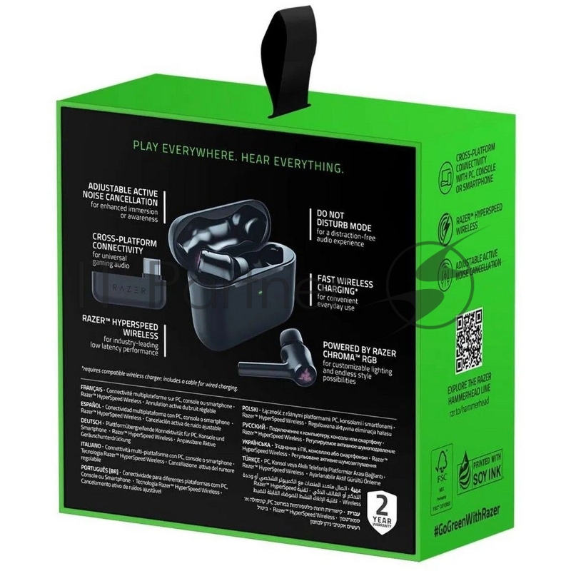 Наушники Razer Hammerhead Pro HyperSpeed