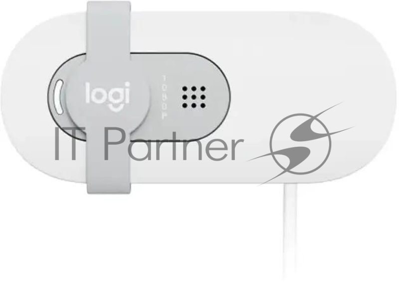 Камера Web Logitech HD Webcam Brio 100 белый 2Mpix (1920x1080) USB-A с микрофоном (960-001618)